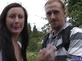 Ritzy english mature drinking cum